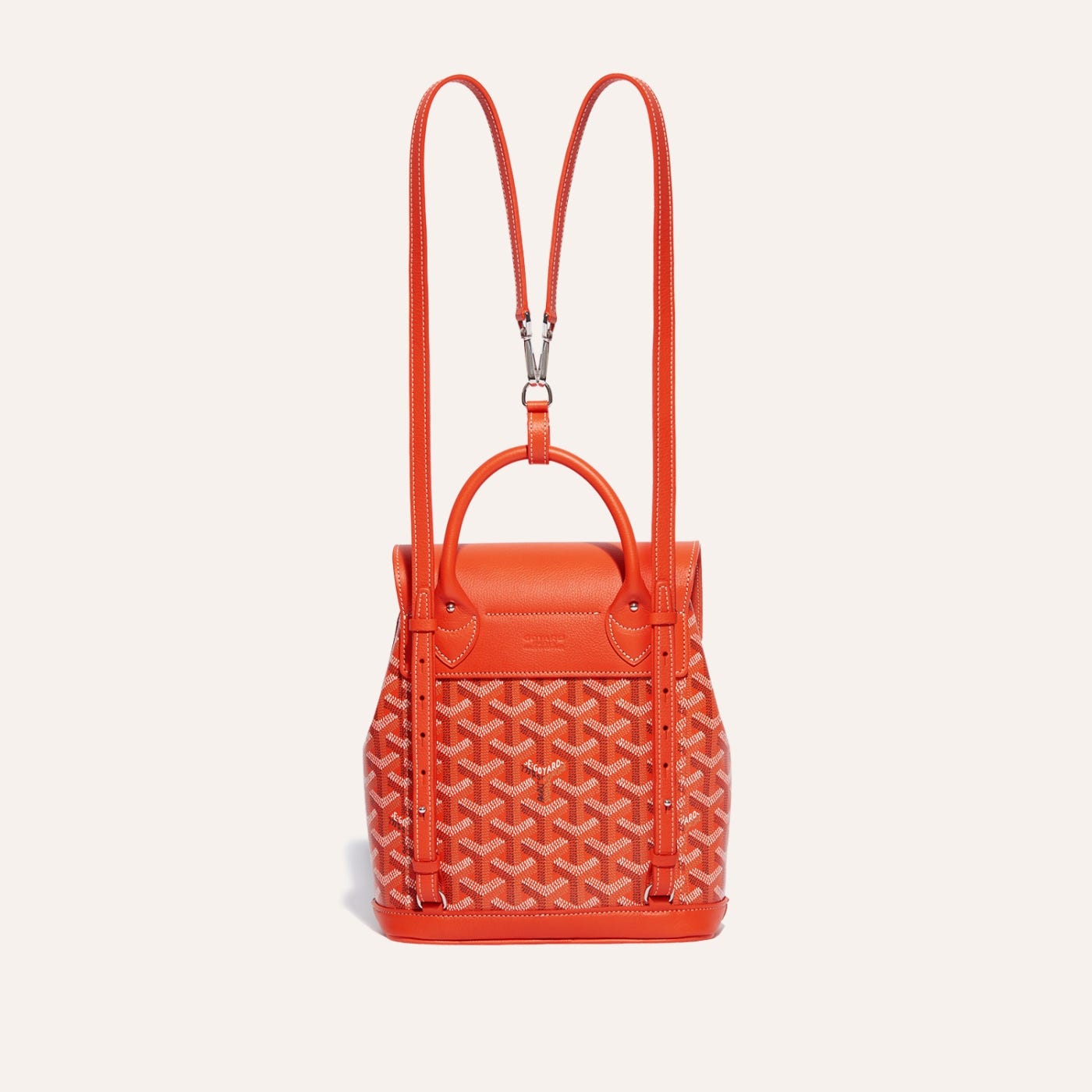 Goyard Alpin Mini Backpack Orange - Image 3
